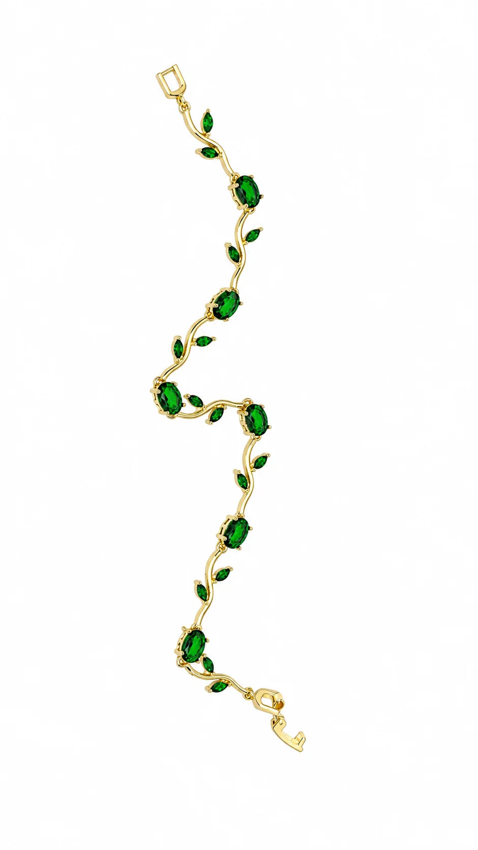 The Tulip Bloom (Green) – Necklace & Bracelet Combo