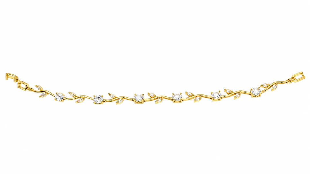 The Tulip Bloom (Clear) – Necklace & Bracelet Combo